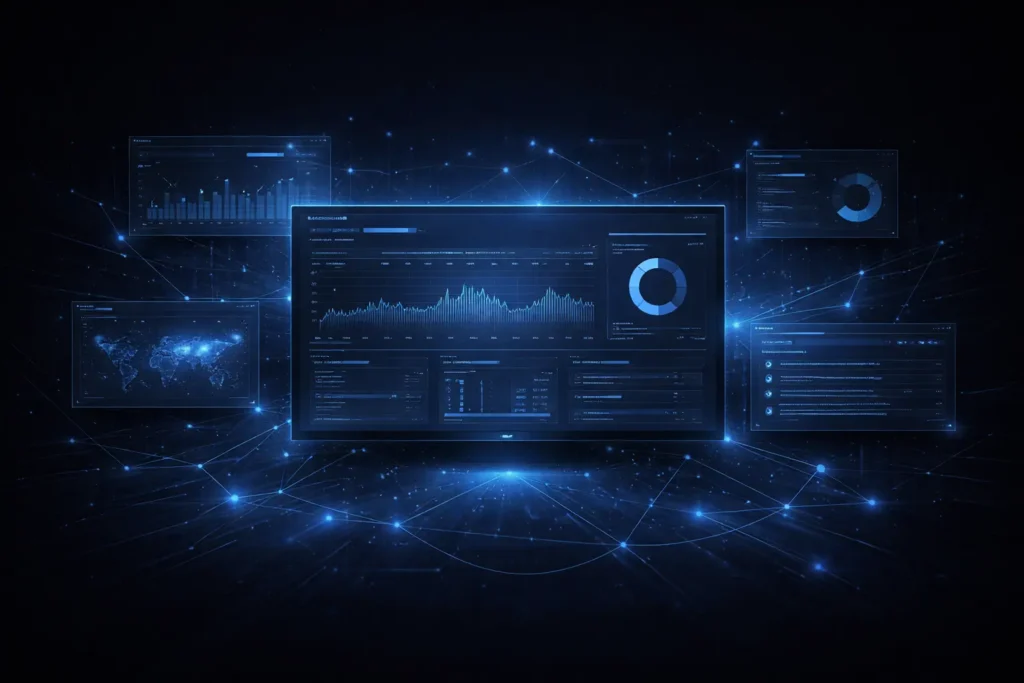 Anypoint monitoring dashboard showing application performance and real-time metrics