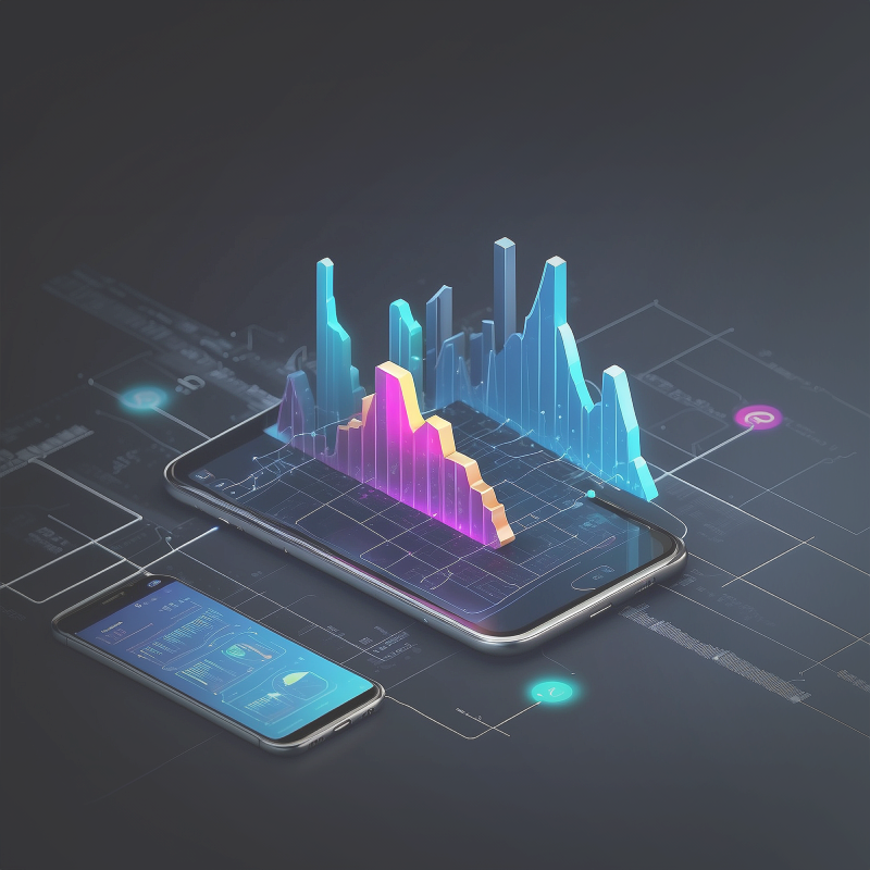 Graph projecting out of a mobile phone - technology solution