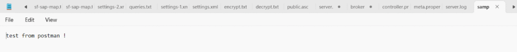 Kafka success postman