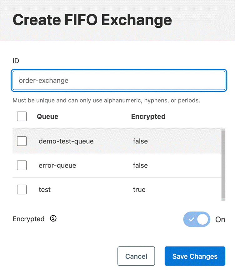 MuleSoft FIFO Exchange
